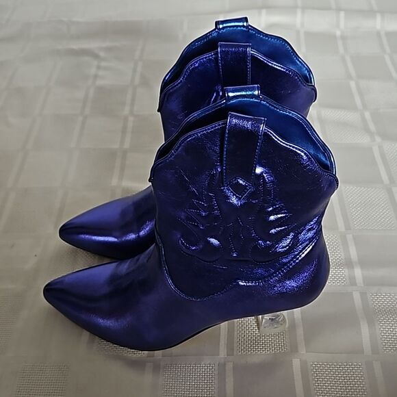 Katy Perry's The Annie-O Bootie Western Purple Size 7.5M - Picture 4 of 16